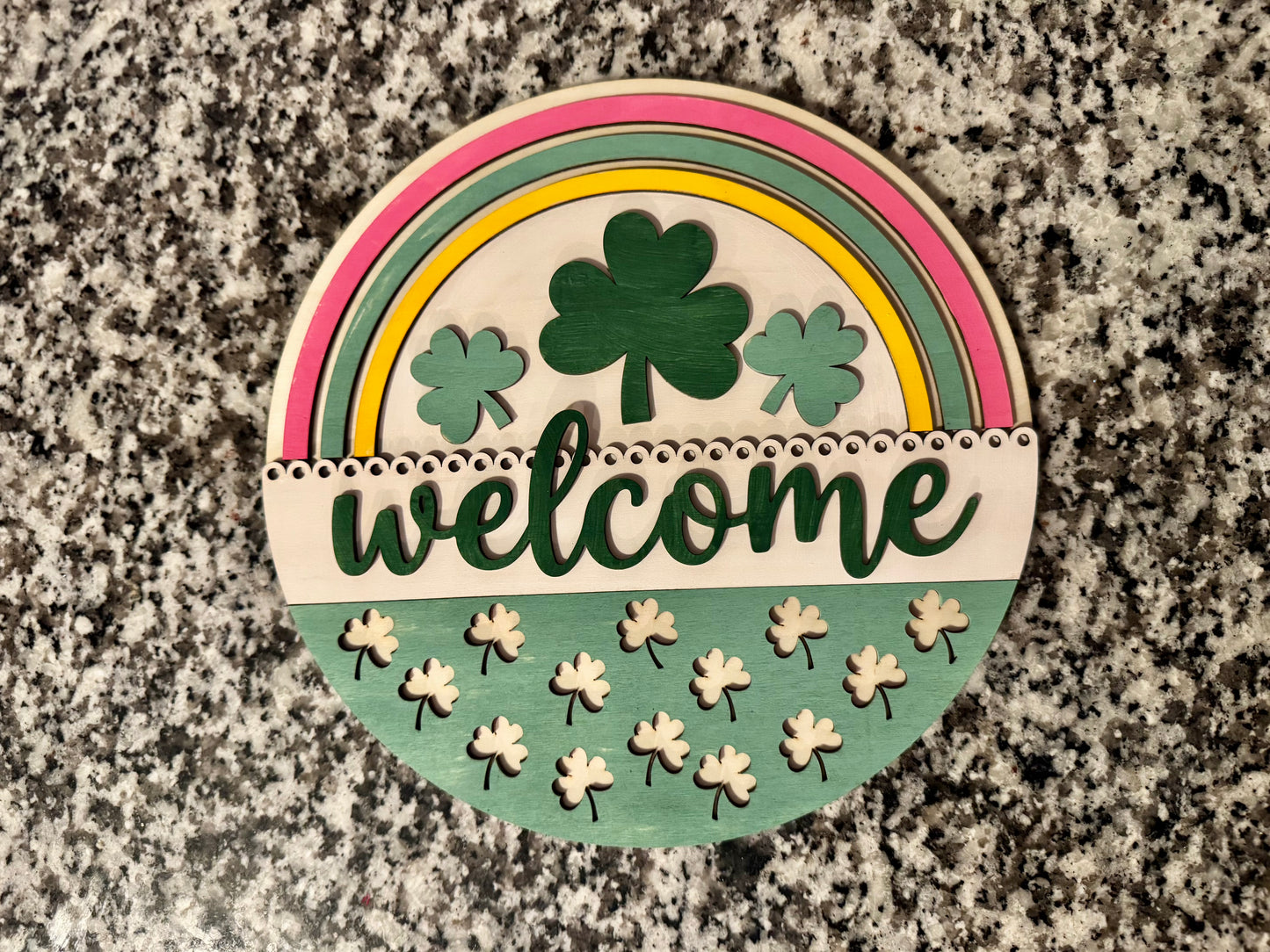 Welcome Rainbow Sign