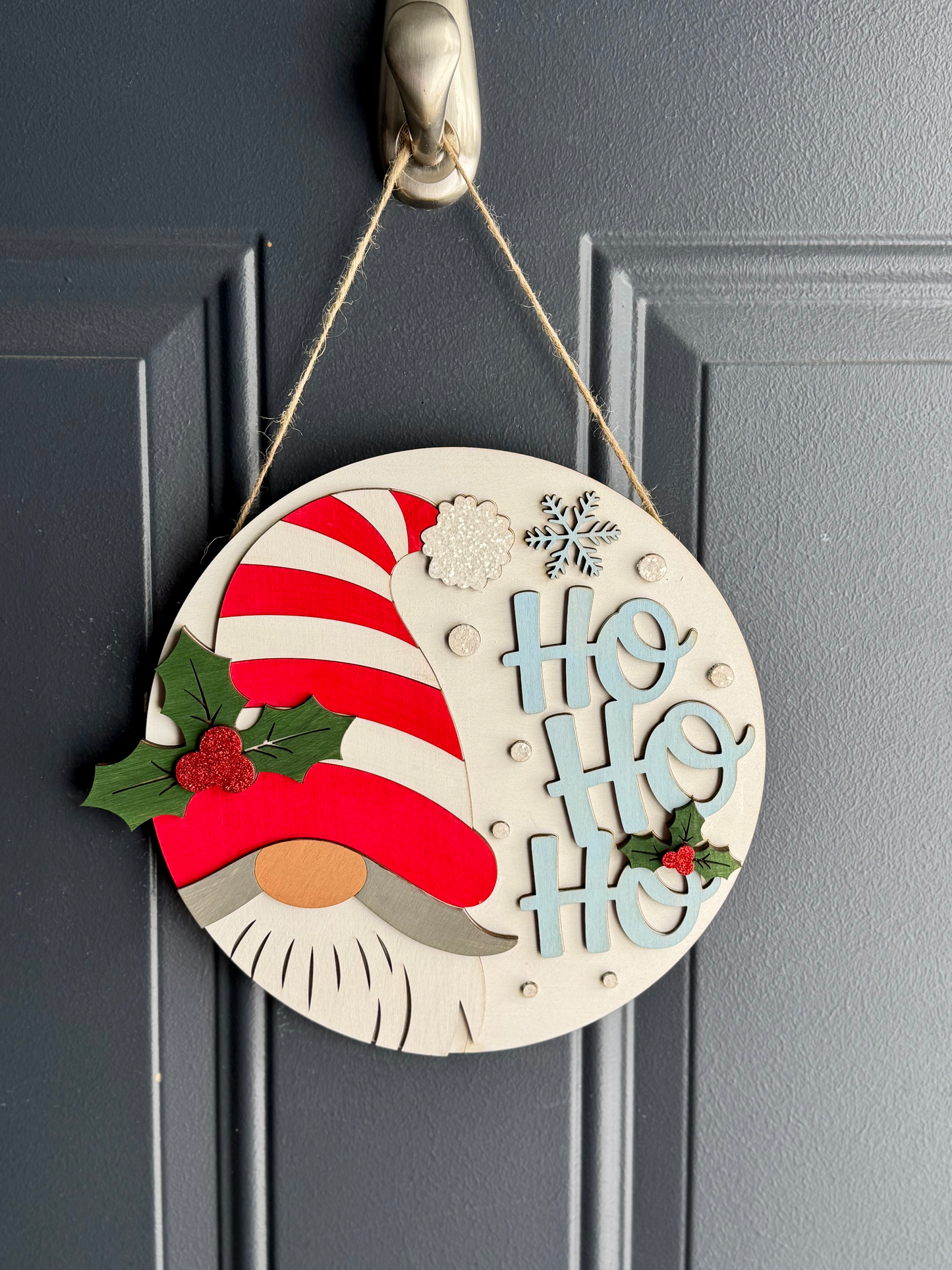 Christmas Gnome Holiday Sign