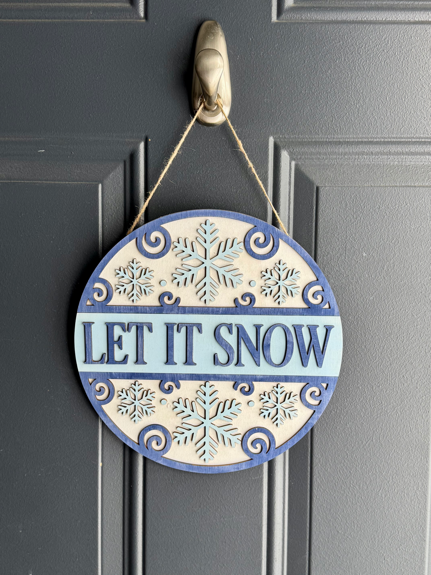 Let It Snow Holiday Sign