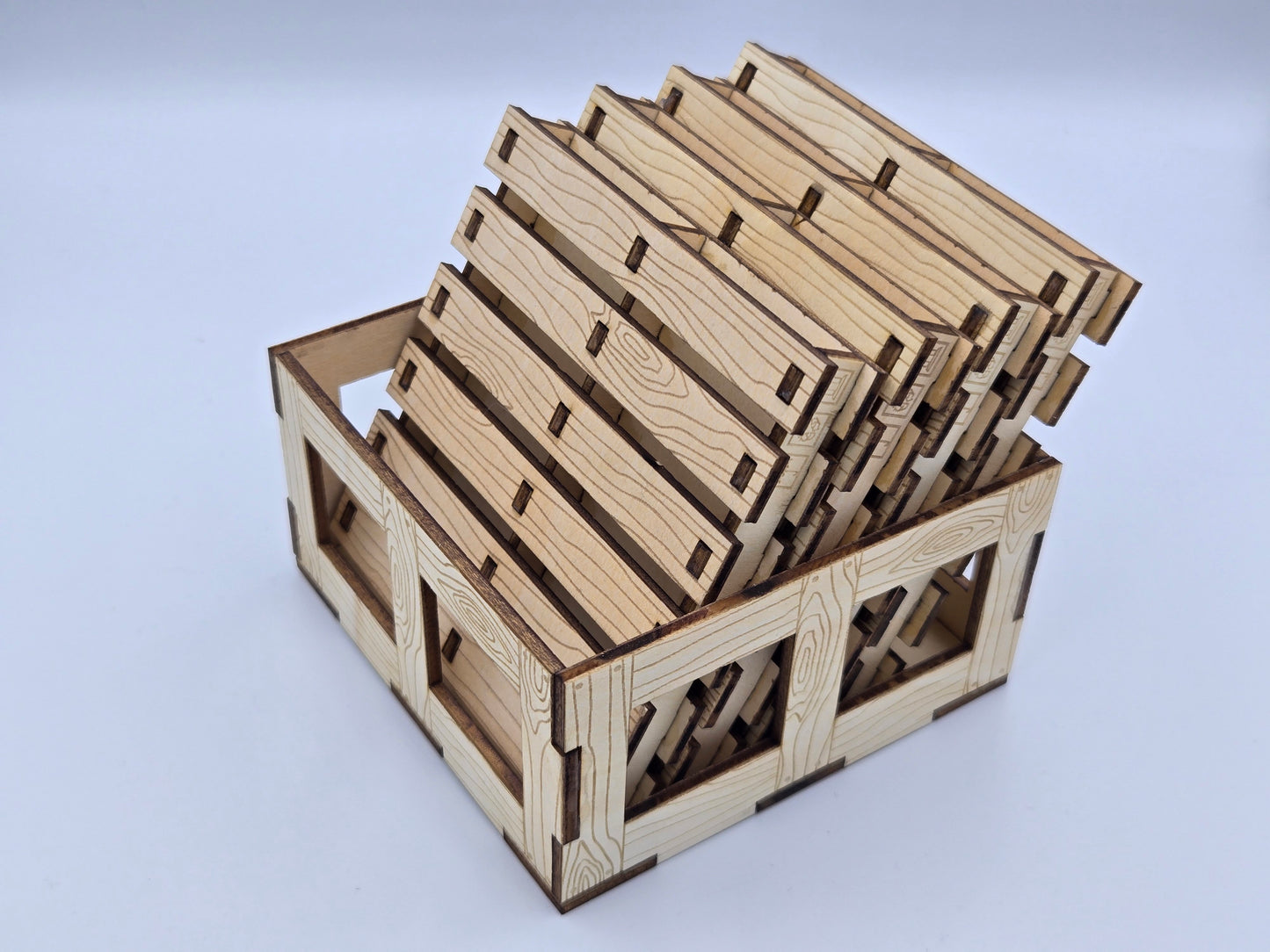 Wood Pallet Coaster Set