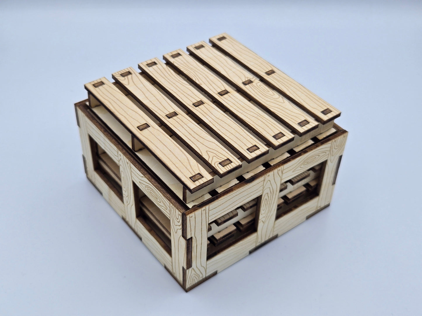 Wood Pallet Coaster Set