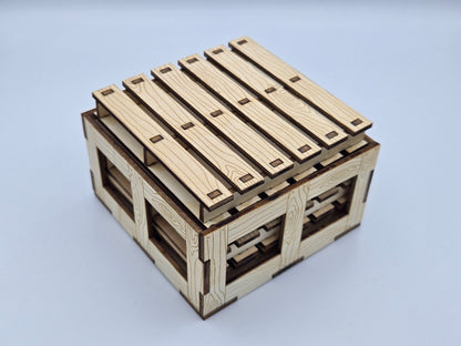 Wood Pallet Coaster Set
