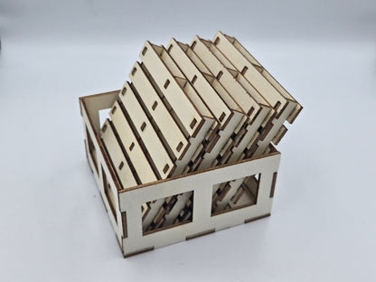 Wood Pallet Coaster Set