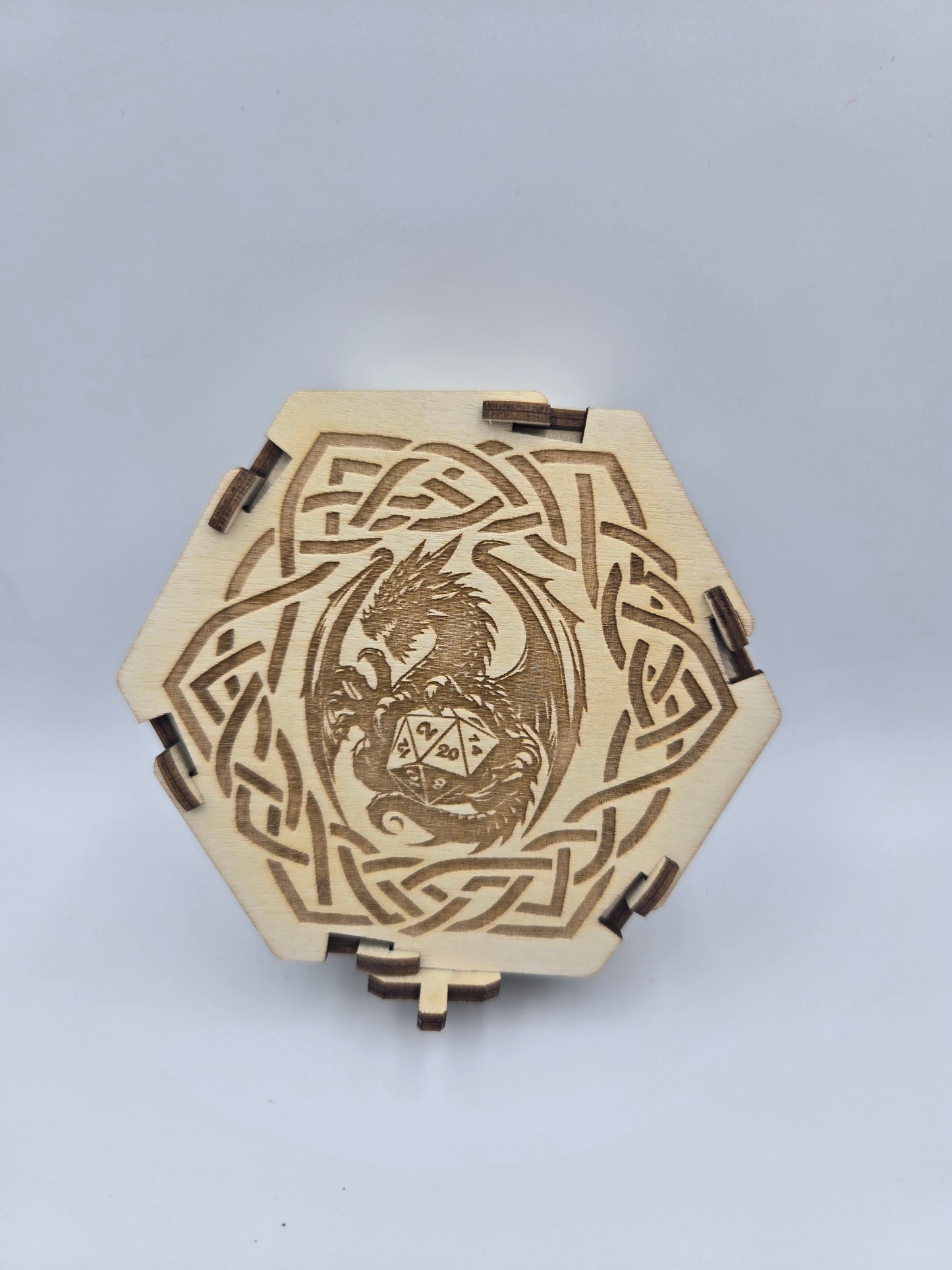 Hexagon Box (With Dice Slots)