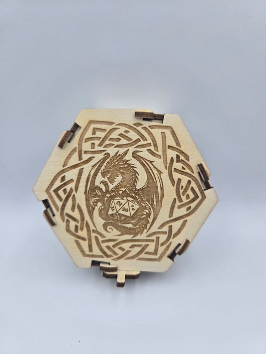 Hexagon Box (With Dice Slots)