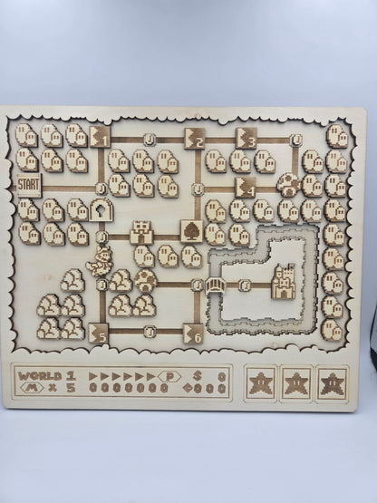 8-Bit Adventure Game Overworld Map