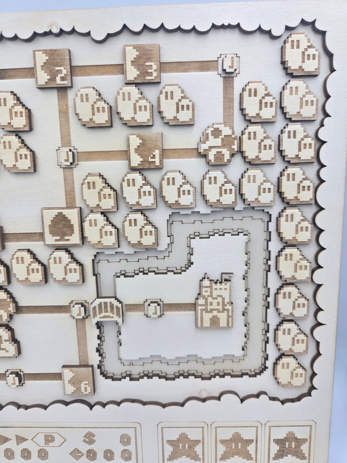 8-Bit Adventure Game Overworld Map