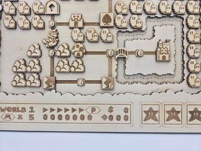 8-Bit Adventure Game Overworld Map
