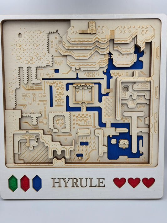 Zelda: Link to the Past Overworld Map