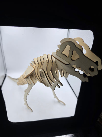 T-Rex Wood Skeleton