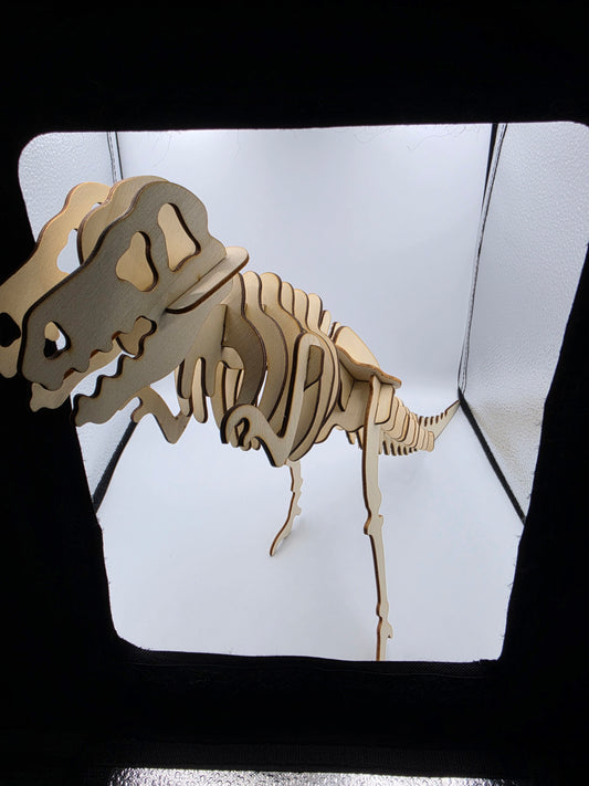 T-Rex Wood Skeleton