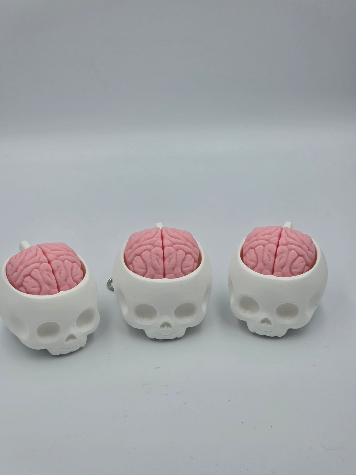 3D Printed Skull & Brain Fidget Clicker