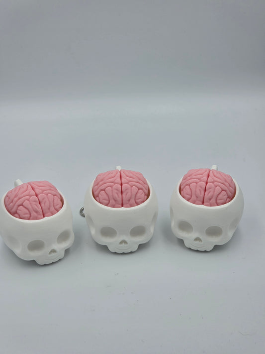 3D Printed Skull & Brain Fidget Clicker