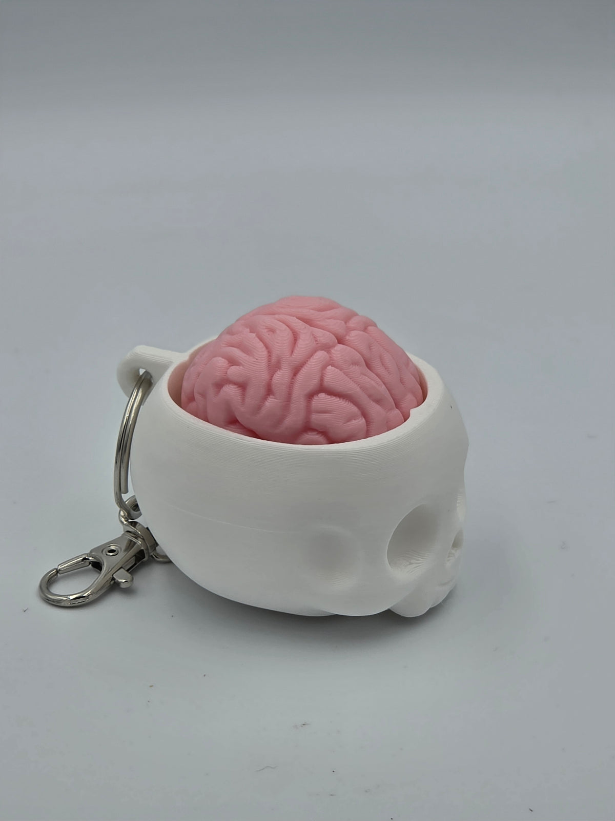 3D Printed Skull & Brain Fidget Clicker