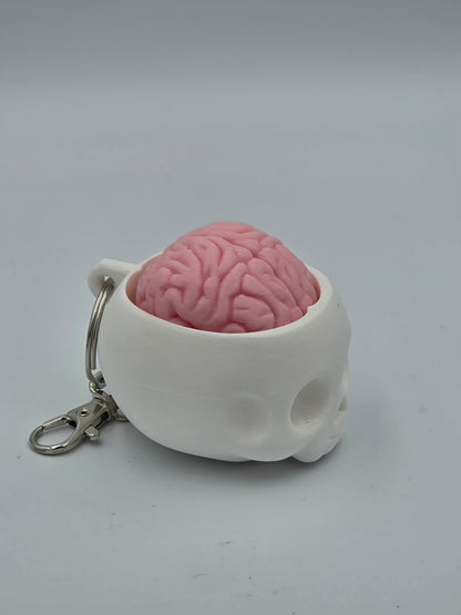 3D Printed Skull & Brain Fidget Clicker