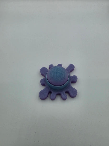 3D Printed Splat Fidget Clicker