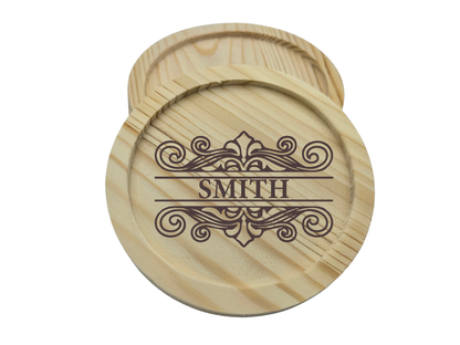 Personalized Wood Coaster