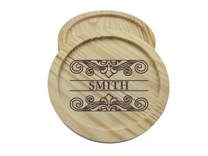 Personalized Wood Coaster