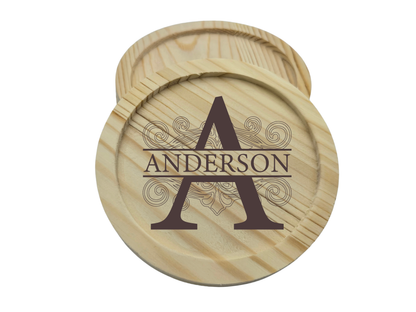 Personalized Wood Coaster