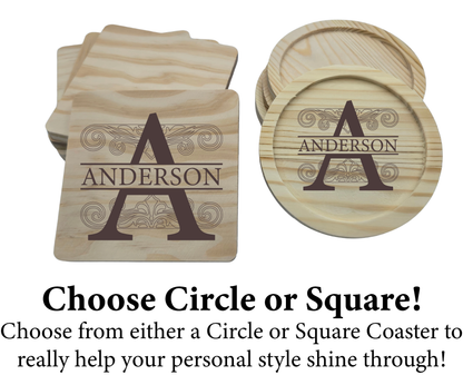 Personalized Wood Coaster