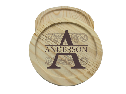 Personalized Wood Coaster