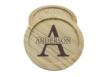 Personalized Wood Coaster
