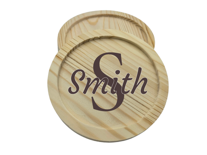 Personalized Wood Coaster
