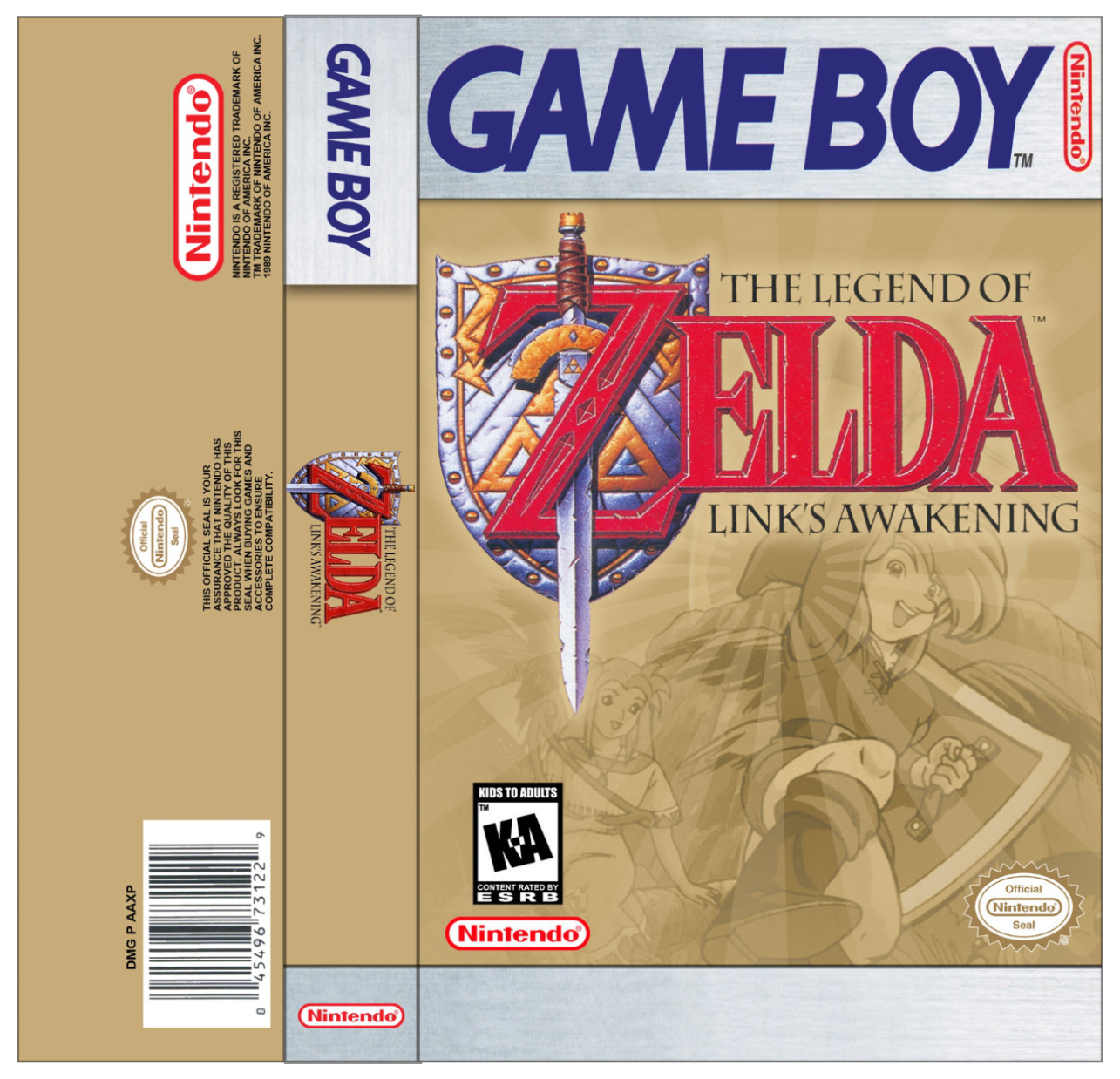 Game Boy Game Holder - Cassette