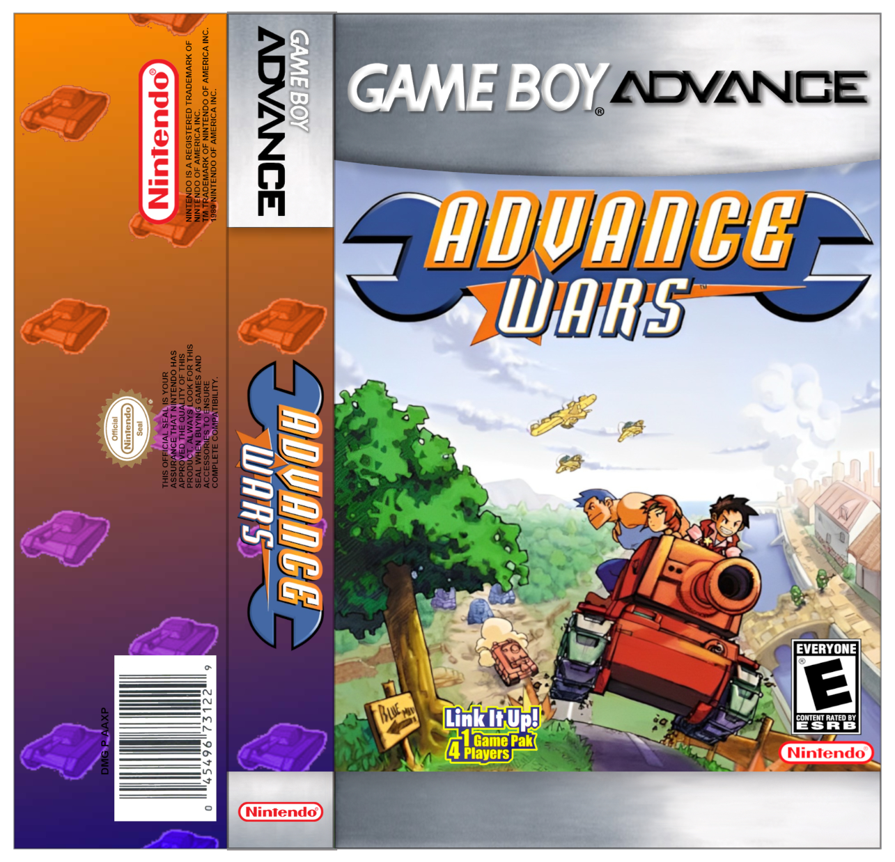 Game Boy Advance Game Holder - Cassette