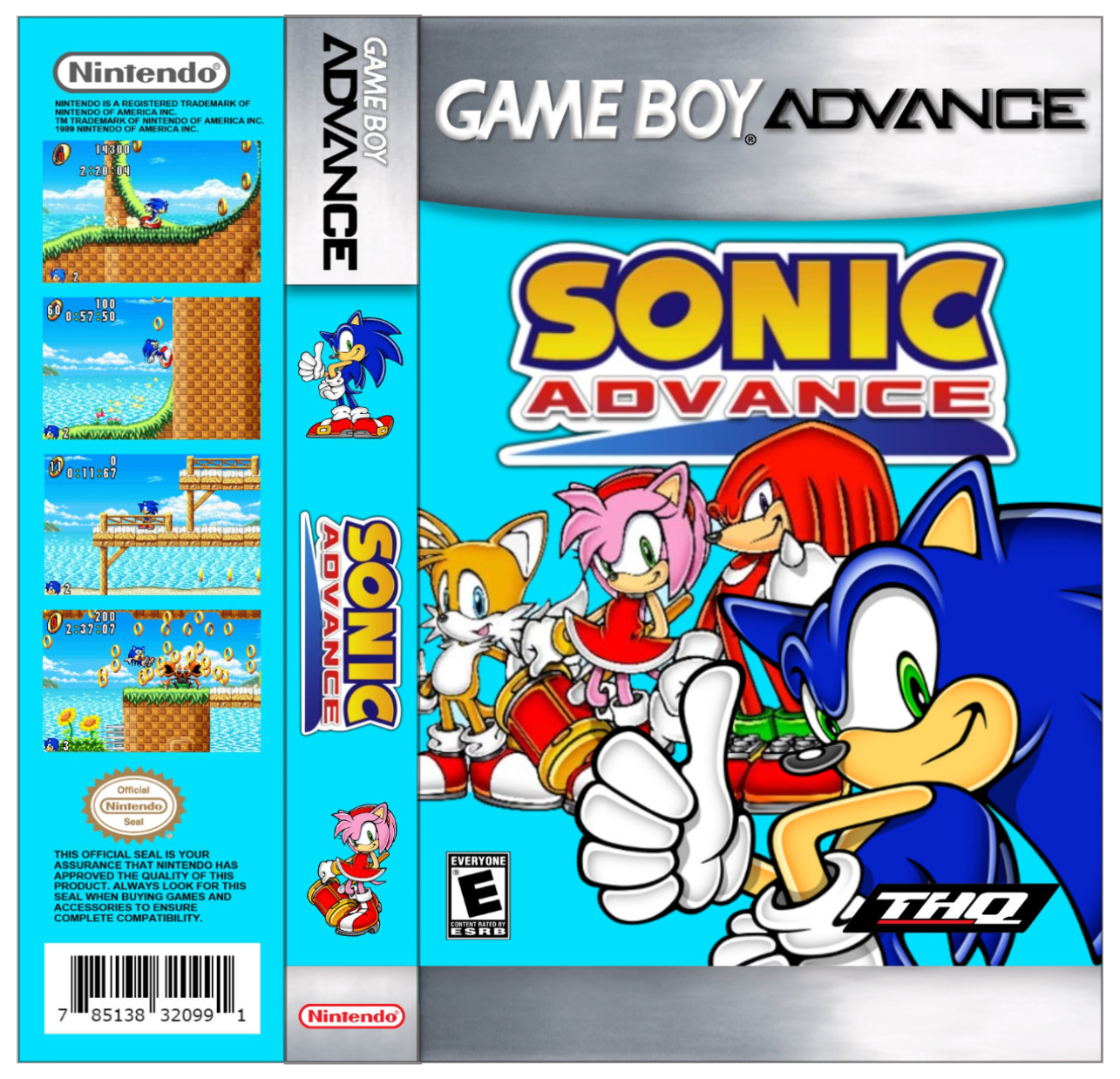 Game Boy Advance Game Holder - Cassette