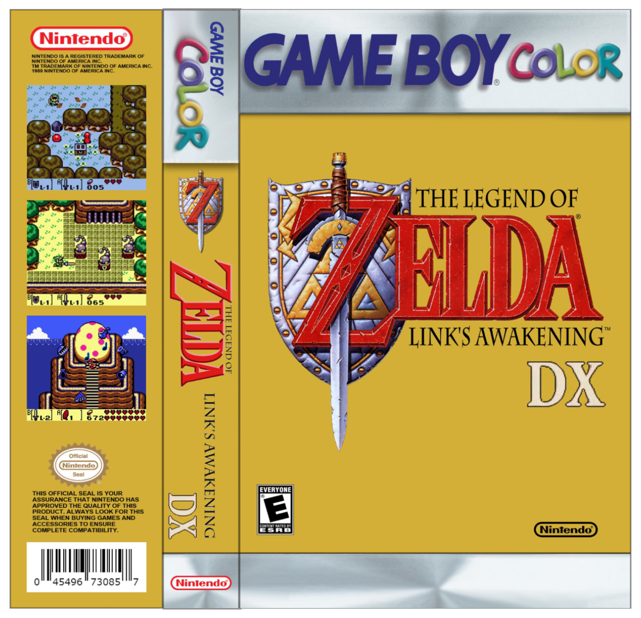 Game Boy Color Game Holder - Cassette