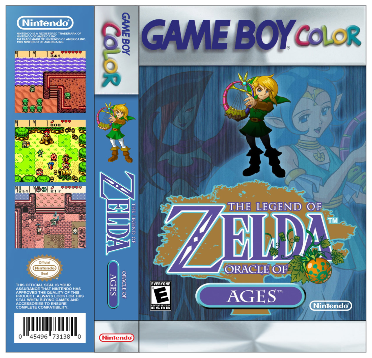 Game Boy Color Game Holder - Cassette