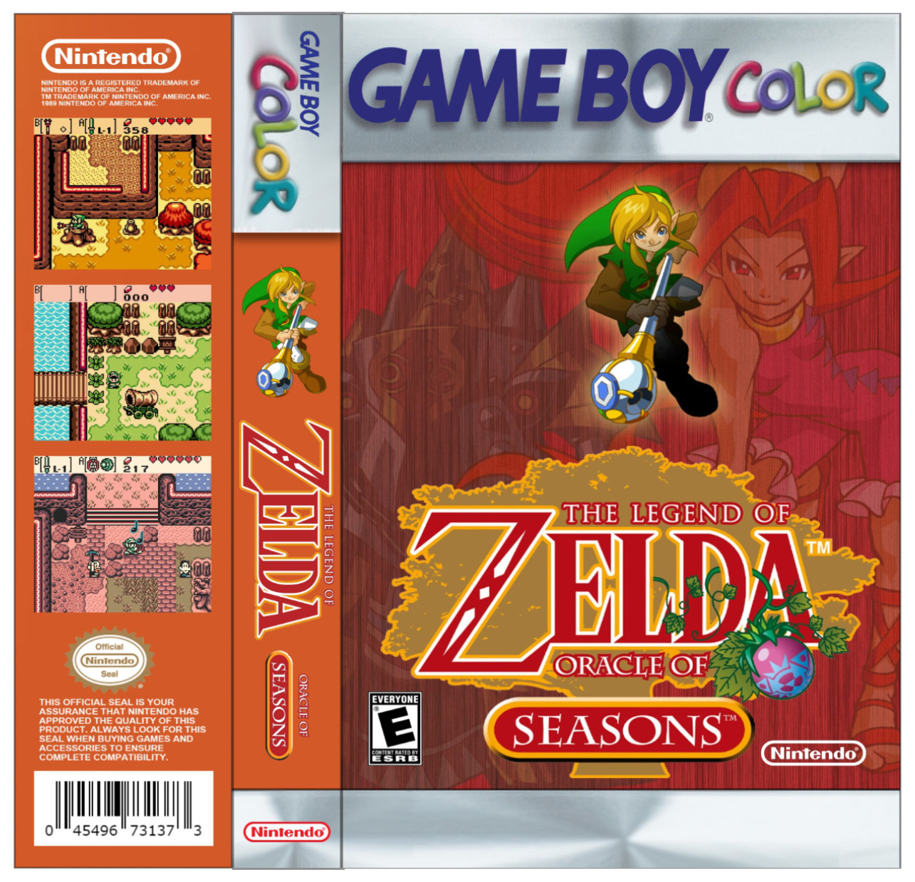 Game Boy Color Game Holder - Cassette