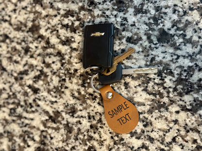 Custom Leather Keychain