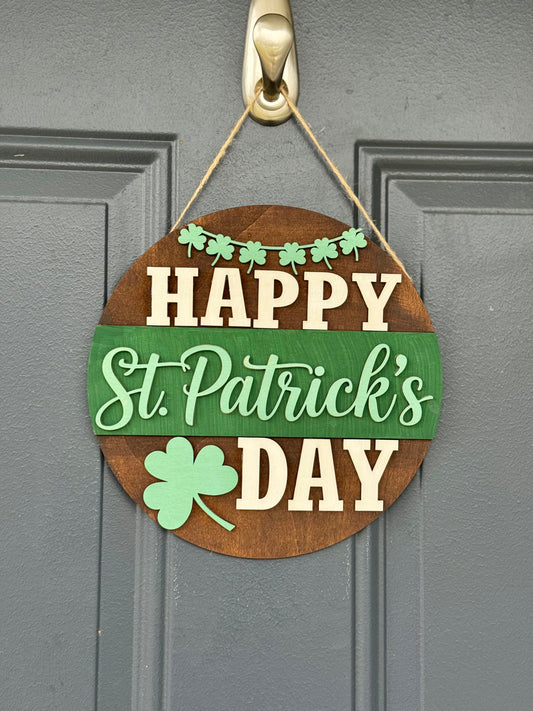 Happy St. Patrick's Day Sign