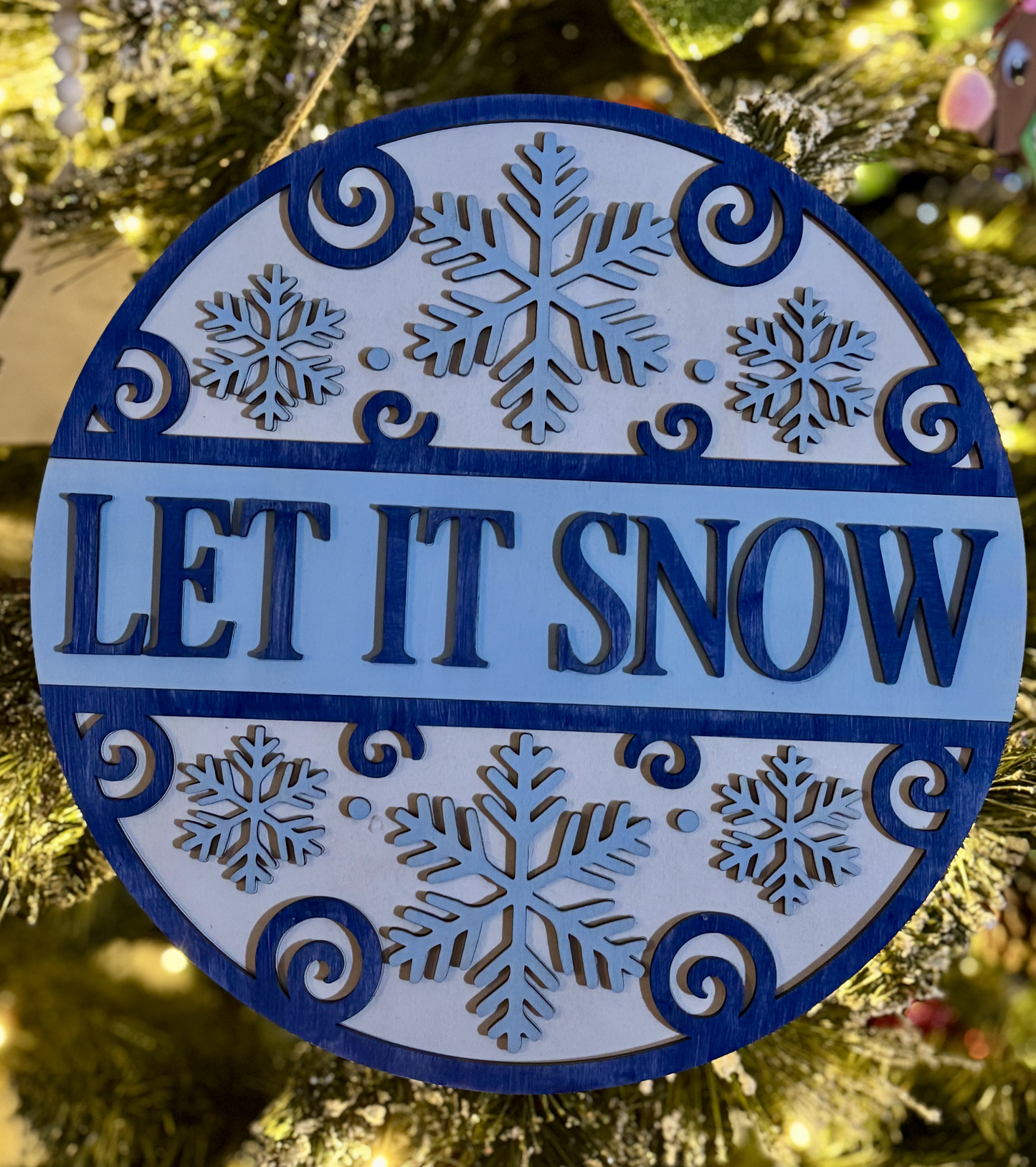 Let It Snow Holiday Sign