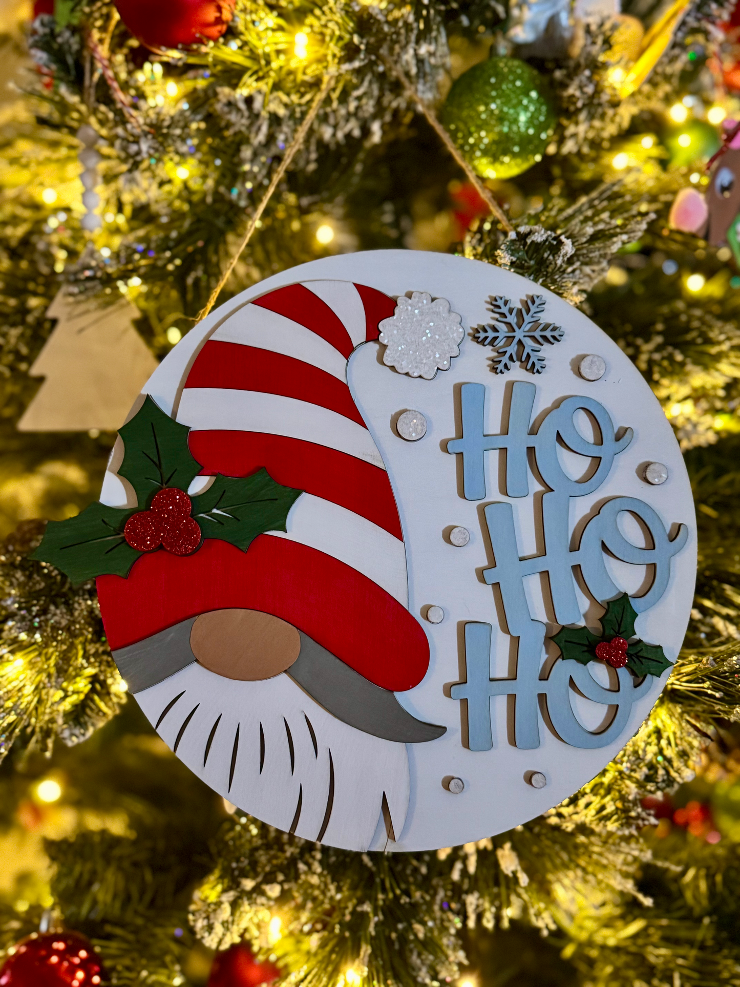 Christmas Gnome Holiday Sign