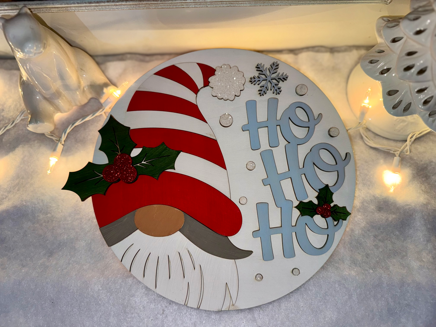 Christmas Gnome Holiday Sign