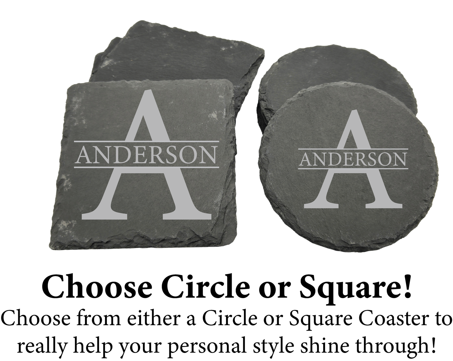 Personalized Stone Coaster - Simple