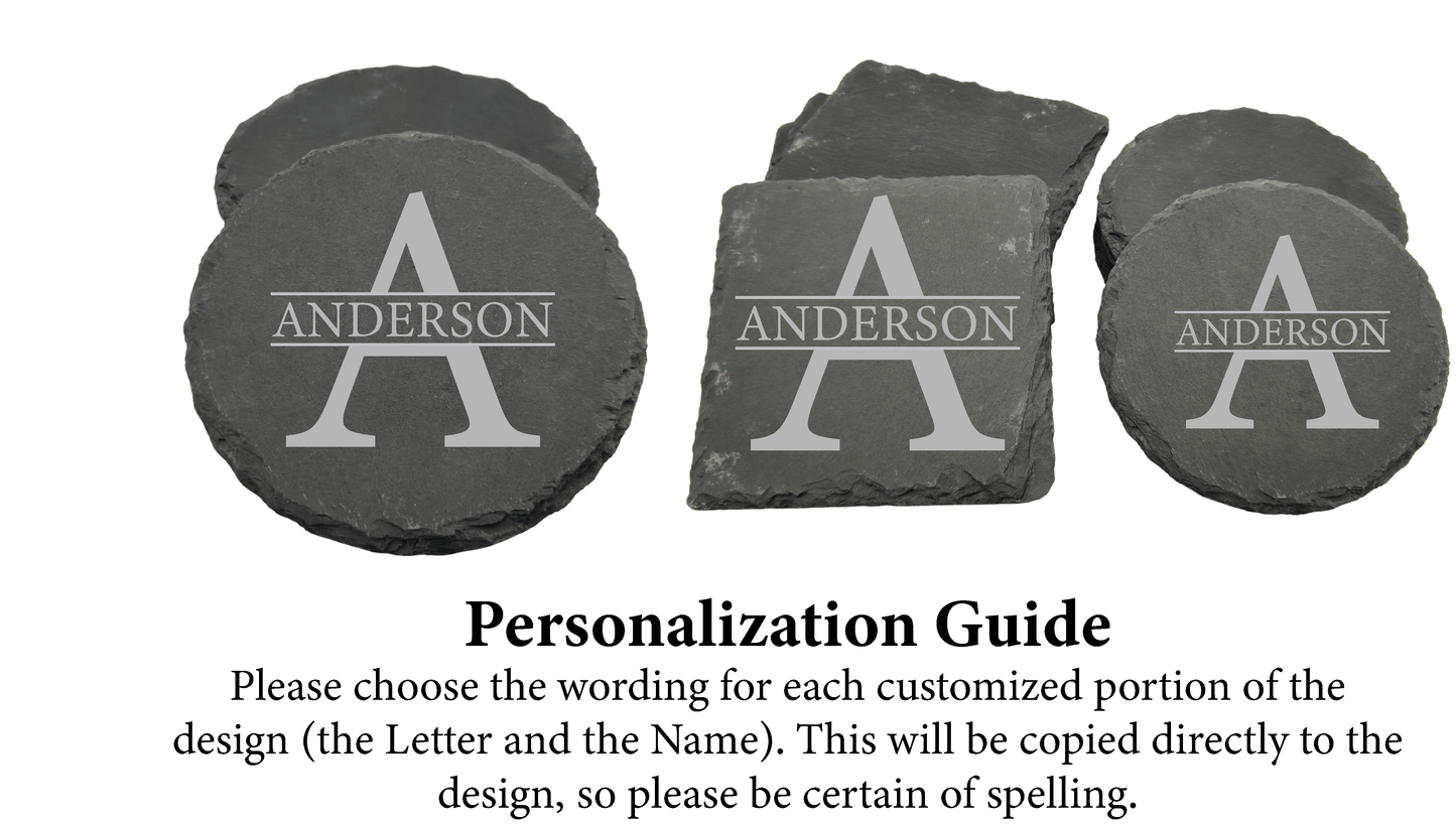 Personalized Stone Coaster - Simple