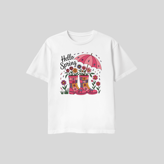 DTF - Hello Spring (Rain Boots)