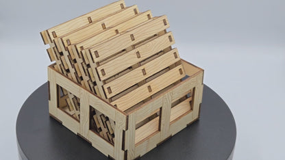 Wood Pallet Coaster Set